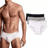 (1set 3 ตัว) Mens Underwear กางเกงในผู้ชาย กางเกงในชาย ทรง Briefs ผ้าฝ้าย (สินค้าไม่มีกล่องแพ็คกิ้ง)