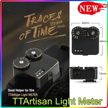 TTArtisan Light Meter II for Camera Photography Accessories with 23 Shutter Speed  Click Aperture Material Aircraft Aluminum