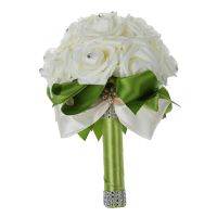 Beautiful Wedding Bouquet Bridal Bridesmaid Flower wedding bouquet artificial flower rose bouquet white bridal bouquets