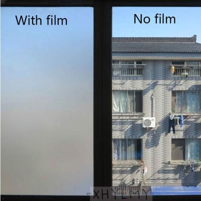 45x100cm Privacy Matte Glass Window Film Sticker Static Clings Self Adhesive Heat Transfer Vinyl Film For Office Window Bathroom