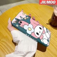 เคส JIUMOO สำหรับ Realme 8 5G 8S 5G Q3i V13 5G Narzo 30 5G เคส Q3การ์ตูนน่ารักเมโลดี้นิ่มเคสมือถือด้านข้างบางขอบสี่เหลี่ยมลายเคสซิลิโคนนิ่มเคสป้องกันการกระแทก