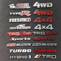 Hot New JN-Car Sticker Accessories TYPE R TURBO car is modified with metal body stickers T-76 DD6