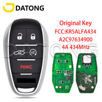 Ocmn Datong World Car REMOTE Key สำหรับ Alfa Romeo Giulia Svio 2017 2018 2019 2020ชิป4A 433ASK KR5ALFA434สมาร์ทการ์ด cnsm