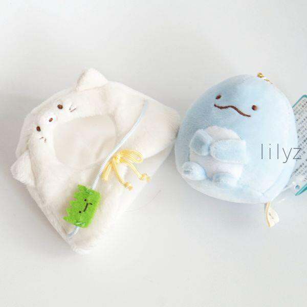 พร้อมส่ง-พวงกุญแจ-จี้ตุ๊กตา-sumikko-gurashi-แบบนิ่ม-ของขวัญวันเกิด