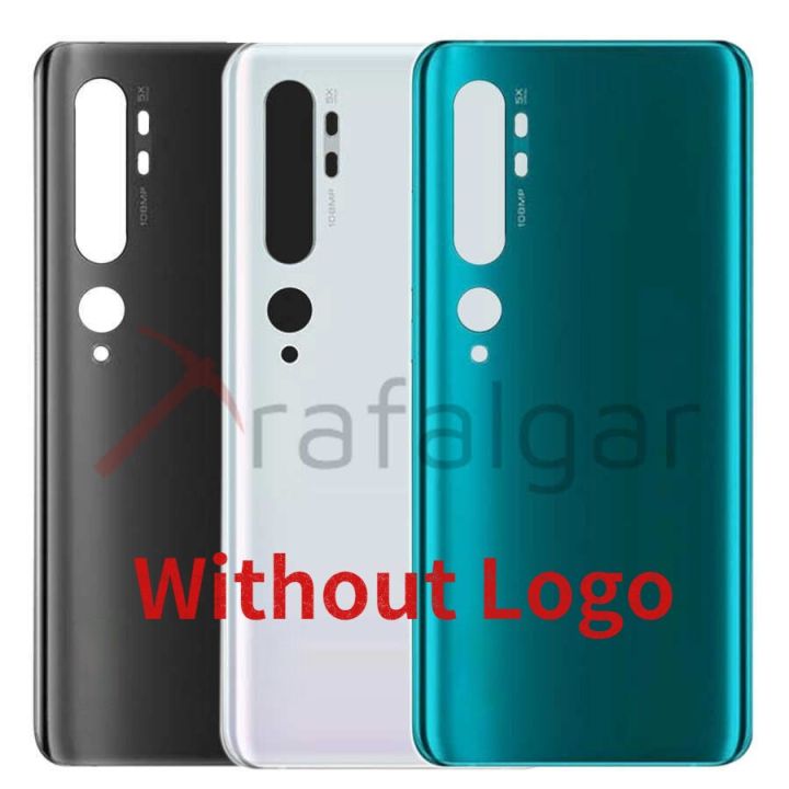 transparent-clear-glass-for-xiaomi-mi-note-10-pro-back-battery-cover-glass-rear-housing-case-note10-replacement-adhesive-sticker-replacement-parts