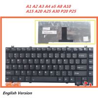 Laptop English Keyboard For Toshiba A1 A2 A3 A4 tecra a5 A8 A10 A15 A20 A25 A30 P20 P25 notebook Replacement layout Keyboard Note Books Pads