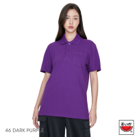 แตงโม (SUIKA) - เสื้อแตงโมคอปก POLO ชาย-หญิง (46 DARK PURPLE)