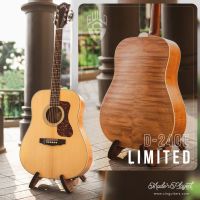 Guild D-240E "Flamed Mahogany" กีตาร์โปร่งไฟฟ้าทรง Dreadnought สเปค (Solid Sitka Spruce / Flamed Mahogany) พร้อมกระเป๋าคู่ตัว