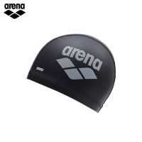 Arena Arena หมวกว่ายน้ำแบบ Bi-Material สำหรับผู้หญิงหัวตุ๊กตาแบบยืดหยุ่นสูงผมยาวอุปกรณ์ว่ายน้ำสำหรับผู้ใหญ่หมวกว่ายน้ำผู้ชาย