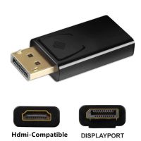 1 Pcs Display Port  DP Male To HDMI-Compatible Female Adapter Converter Adaptor HD1080P For HDTV PC Cables