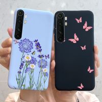 เคสโทรศัพท์สำหรับ Xiaomi Mi Note 10 Lite,เคส TPU ซิลิโคนแบบนิ่มพิมพ์ลายลาเวนเดอร์สำหรับ Xiaomi Mi Note10 Lite