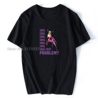 Morrigan Soul Fist Black T Shirt Darkstalkers Homme T shirt Men Fashion Cotton Tshirt Anime Tees Harajuku Streetwear XS-6XL