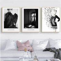 Nordic Stil Druck Modulare Malerei Skandinavischen Moderne Abstrakte Mädchen Bilder Leinwand Poster Wand Kunst Für Wohnzimmer Wo