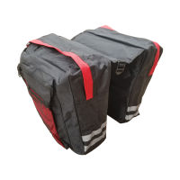 Wear Resistant Double Side Anti Slip Bicycle Pannier Space Saving Portable Multifunctional Storage Bag Practical Rear Rack