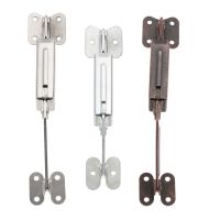 【LZ】▥♘  1pc mola de metal tampa suporte dobradiça para caixa de gabinete porta bagagem peito com parafusos bronze vermelho/prata