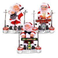 Instrument Christmas Ornaments Musical Play Instrument Santa Claus Toys Cute Table Ornament for Home Kindergarten Battery Powered Toy for Boys &amp; Girls upgrade