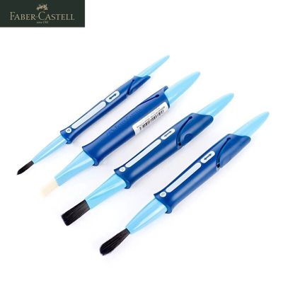 Faber Castell Retractable Brush Pen Round/Flat Head Nylon/Bristles Brush Watercolor/Gouache/Acrylic/Oil Painting Art Brush 1815