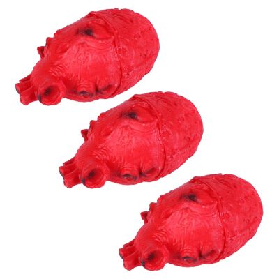 【CC】 3 Pcs Props Shaped Scary Tricky Human Parts Creepy Decorations Supplies