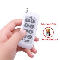 ◑ 433MHz Remote Control Learning Code 1527 Long Range Wireless Controller Transmitter RF Module for Universal Garage Door