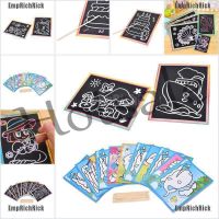 【hot sale】 ▨✥☄ B02 ✲Low price✲10pcs 9x12CM Small Size Kids Scraping Painting Educational Toys For Children