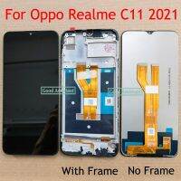 [2023ร้อน] 6.5นิ้วสีดำดั้งเดิมใหม่สำหรับ Oppo Realme C11 RMX3231 2021สัมผัสหน้าจอ LCD แผงประกอบหน้าจอดิจิตอล/มีกรอบ