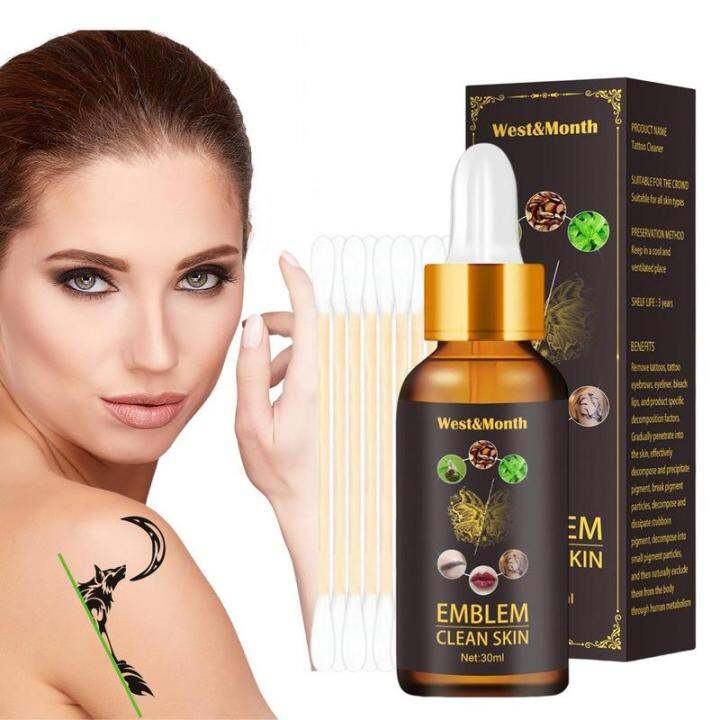 Tattoo Cleaning Liquid Tattoo Removal Kit Paint Eraser Tattoo Rub Permanent Tattoo Eraser Cream