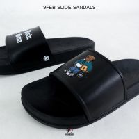 9FEB Cry bear slide sandals แถมฟรี TOTE BAG NINEFEB ax025