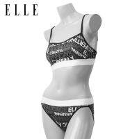 แบรนด์ ELLE **ของแท้** เซตคู่ บราเสริมฟอง ไร้โครง  LH1789 กกน. LU1894  ให้ลุคสตรีท sporty สายแฟ ห้ามพลาด ** size  M, L, LL**