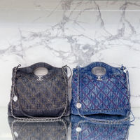 กระเป๋า Crossbody สำหรับผู้หญิงกระเป๋าผ้ายีนส์สบายๆแฟชั่นกระเป๋าสะพายหญิงแพ็คเดินทางซิปกระเป๋าถือกระเป๋าสุภาพสตรีกระเป๋า Messenger