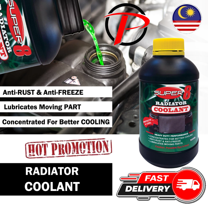 Ready Stock Water Coolant / Car Care Radiator Coolant 500ml 0.5 Litre