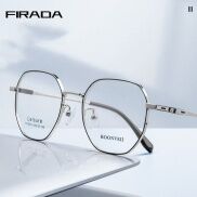 FIRADA Kính Mắt Titan Đa Giác Cổ Điển Mắt Kính Thời Trang Gọng Kính Cận