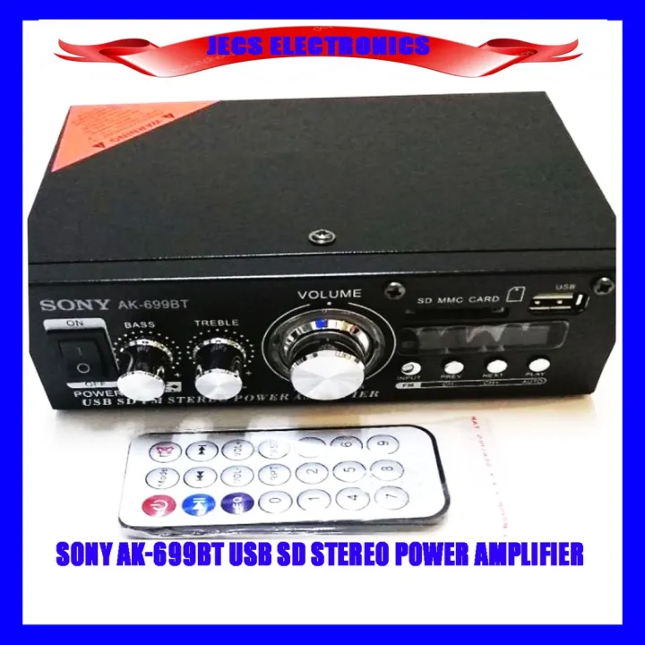 AK699BT AMPLIFIER BLUETOOTH with USB INPUT Lazada PH