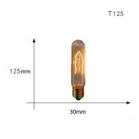 หลอดเอดิสัน E27โบราณ220V/110V โคมไฟวินเทจ40W หลอดหลอดไฟวินเทจหลอดไส้โคมไฟเอดิสันหลอดไฟเอดิสัน