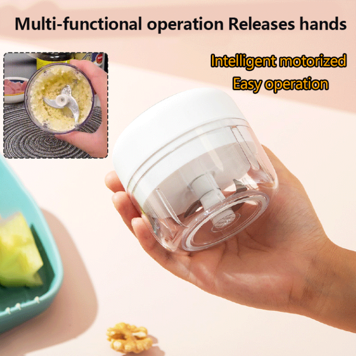 Usmartt Electric garlic peeler and press with meat grinder Electric