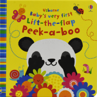 Usborne Baby S very first lift the flap peek-a-boo babys Enlightenment flips through the book peek-a-boo Usborne toddler English Cognition enlightenment English original imported childrens book