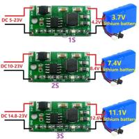 1S 2S 3S Buck สตริง Dc 5V-23V 6V 9V 12V 15V 19V ถึง4.2V 8.4V 12.6V 18650ลิเธียมลิโพ Li-Ion โมดูลชาร์จ3.7V 7.4V