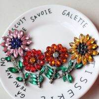 ✎✆✸ 1pcs Handmade Flower Beaded Applique 3D Flowers Sew On Rhinestone Patches For Clothing High Grade Beading Decorative Parches