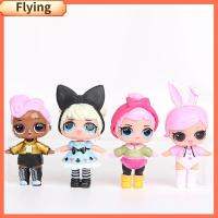 FLYING 8 Pcs น่ารัก เด็กผู้หญิง เด็ก ตุ๊กตาเซอร์ไพรส์ 8CM อะนิเมะรูป ของเล่น