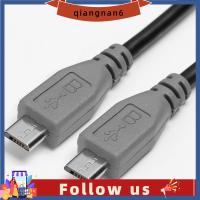 ตะกั่วแท็บเล็ตโทรได้ QIANGNAN6 5ขาไมโคร USB ไมโคร USB ตัวผู้กับตัวผู้สายข้อมูล OTG