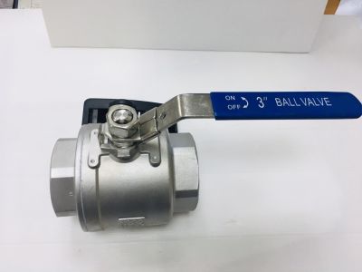 บอลวาลว์ (Stainless Ball Valve) บอลวาว  แบบรูเต็ม  (2PC)  ขนาด 2 นิ้ว- 3 นิ้ว SUS 316