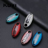 Carbon TPU Car Remote Key Case Cover Shell Nissan Qashqai X-Trail T32 T31 Juke J10 J11 Kicks Tiida Pathfinder Note For Infiniti