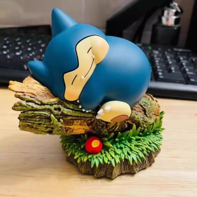 TOMEY Pcap GK Little Fat Snorlax Fat The Snow Series Pokémon รูปสะสมอะนิเมะอุปกรณ์ต่อพ่วงเดสก์ท็อปเครื่องประดับของเล่น