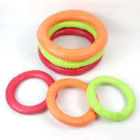 Flying Discs Dog Training Ring Puller Resistant Bite Floating Dog toys Interactive Game Playing Products Supply