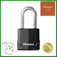 กุญแจลูกปืนหุ้มไวนิลคล้องคอยาวเหล็ก MASTER LOCK รุ่น M515EURDLH ขนาด 51 มม. สีดำ **คุณภาพดี**