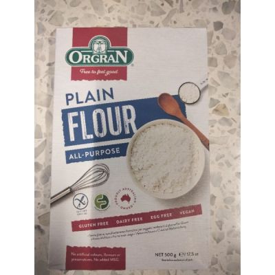 🔷New Arrival🔷 Orgran Plain Flour All Purpose  แป้งเอนกประสงค์ ออร์แกรน 500กรัม 🔷🔷