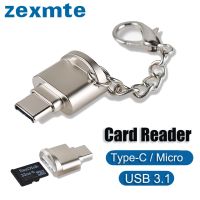 {Shirelle} Zexmte USB 3.1เครื่องอ่านการ์ด USB-C Type C To TF Micro SD OTG Adapter Type-C สำหรับ Macbook Samsung Huawei Xiaomi