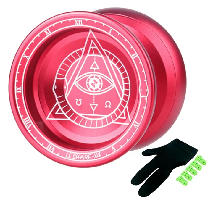 Professional Yoyo Alloy Unresponsive Yoyo 10 Ball Bearing Yoyo for