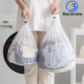 Washing Net Bags, Durable Coarse Mesh Laundry Bag with Zip For Big Clothes  for Travel,Lingerie,Sweater,Garment,Undergarment