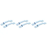 30 PCS Double Hole Hanging Picture Painting Mirror Frame Tooth Hook Hanger with Screws (Silver)