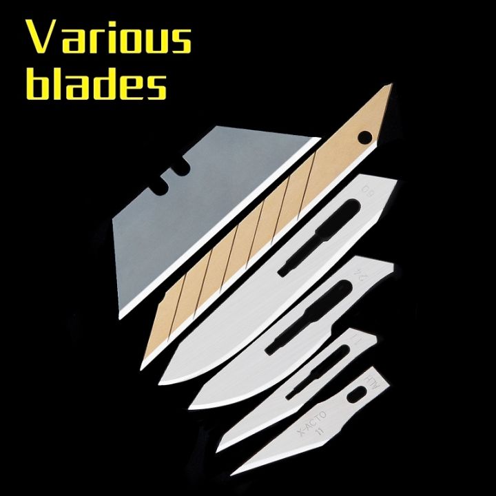 yf-no-11-24-60-scalpel-blades-trapezoid-utility-stainless-steel-engraving-refills-ink